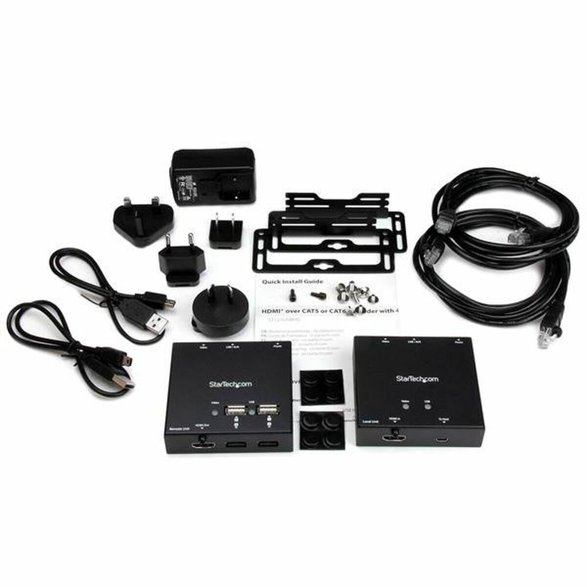 HDMI Adapter Startech ST121USBHD WUXGA Fekete